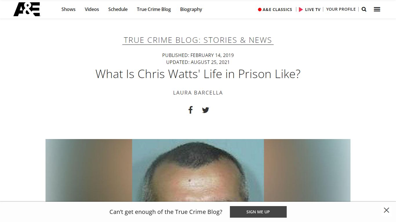 What Is Chris Watts' Life in Prison Like? - A&E True Crime